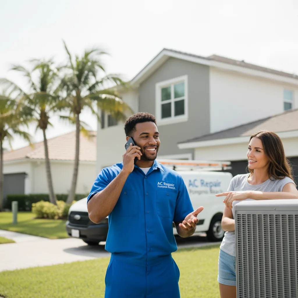 AC Repair Pompano Beach customer support in Peyton